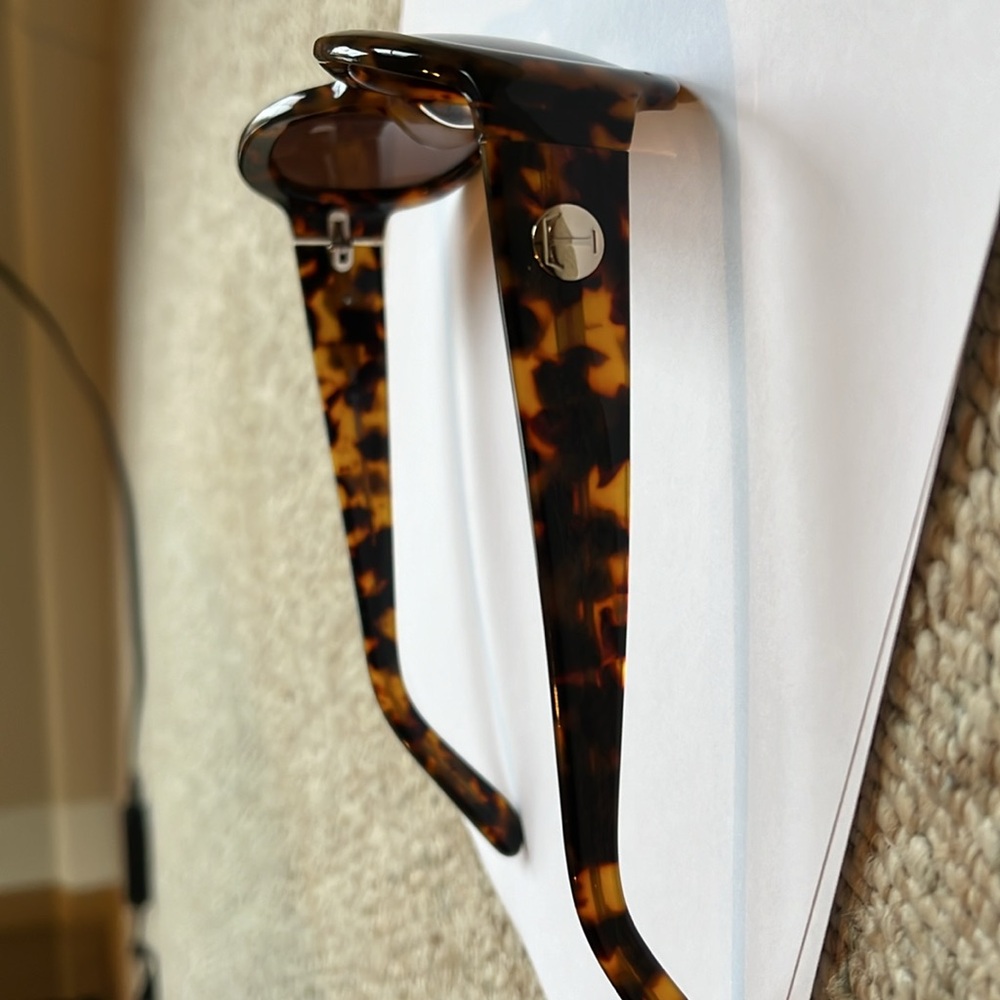 Talbots Tortoise Rectangular Sunglasses - image 2